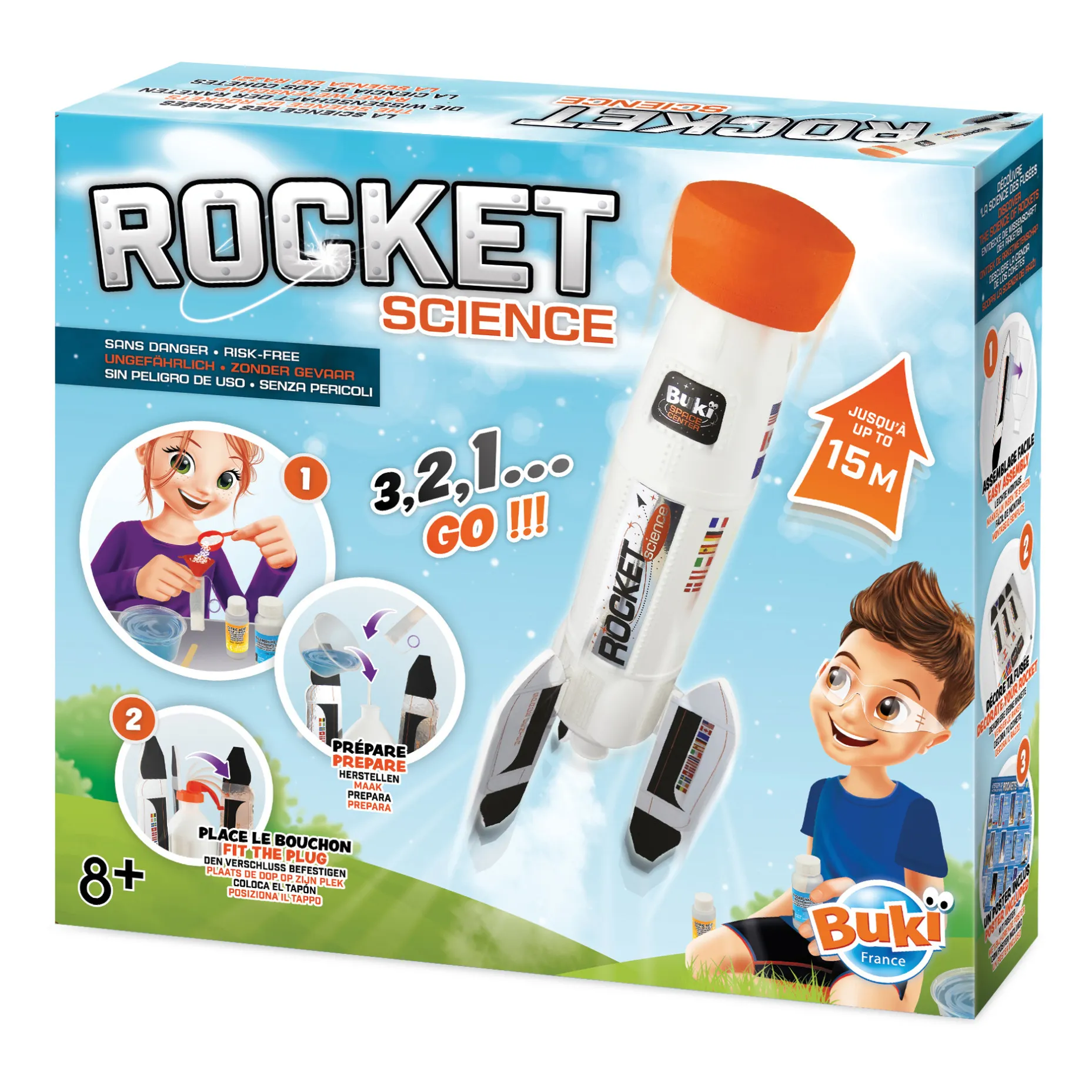 Buki Multicoloured Space Rocket