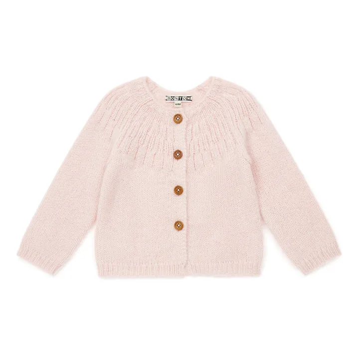 Woollen Cardigan | Pale pink- Product image n°0