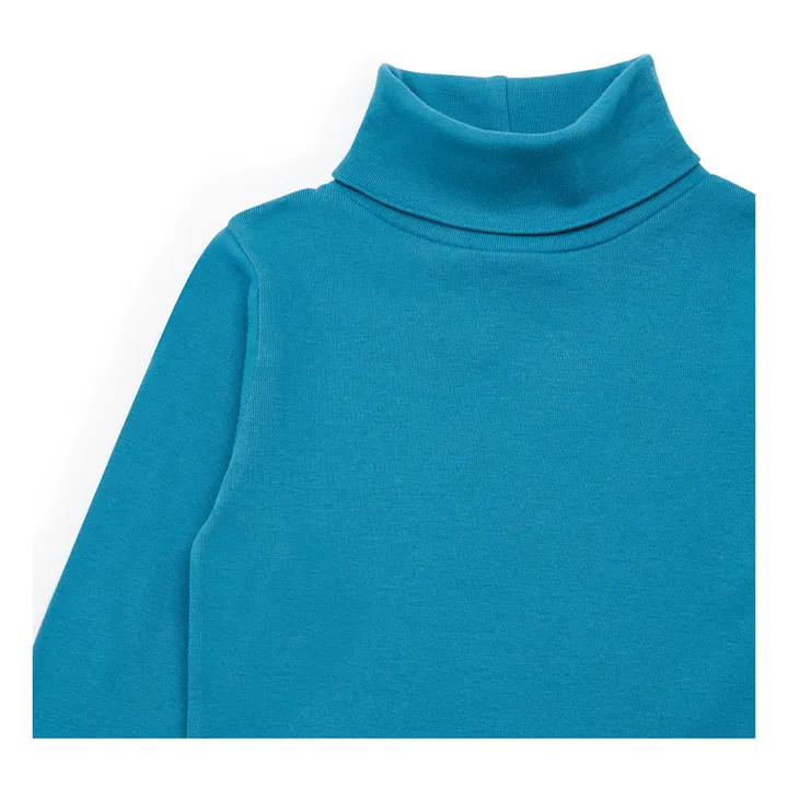 Bajo suéter de algodón orgánico Titou | Azul Pato- Imagen del producto n°1