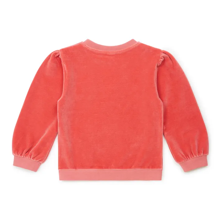 Sweatshirt Bio-Baumwollvelours | Rosa- Produktbild Nr. 2