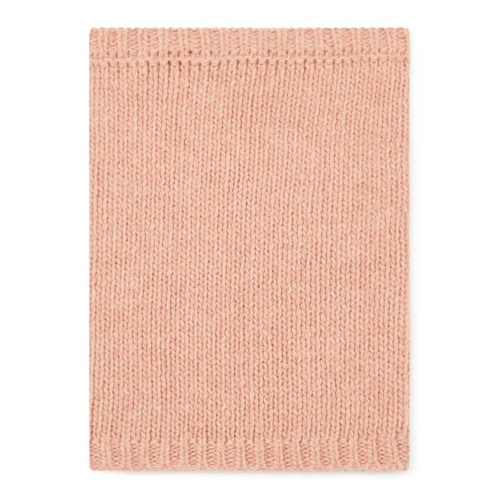 Bufanda de tubo de lana merina y alpaca | Rosa- Imagen del producto n°1