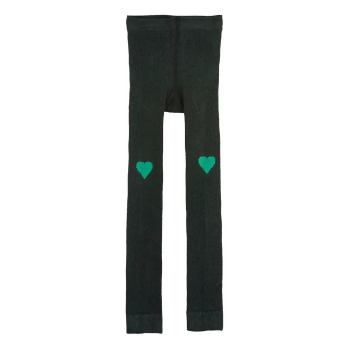 Leggings Corazones | Verde Oscuro- Imagen del producto n°0