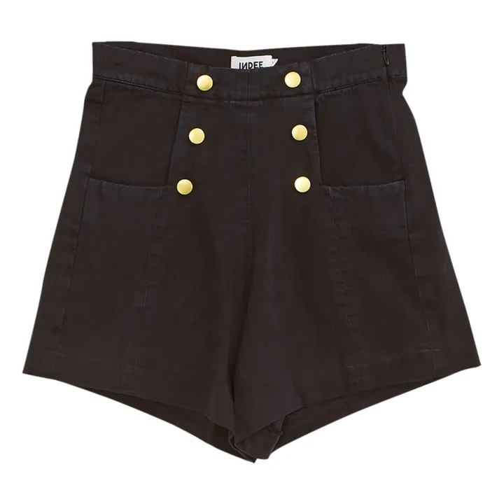 Pantalones cortos de cintura alta Kenneth | Azul negro- Imagen del producto n°0