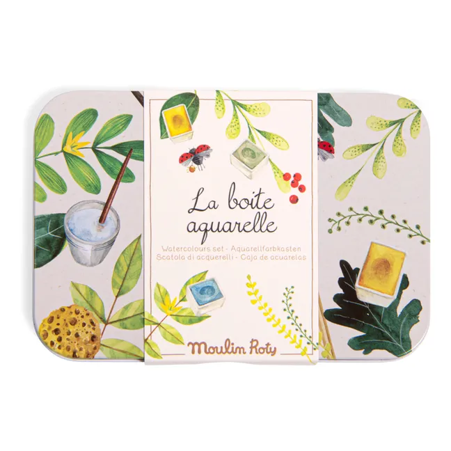 Boîte d'aquarelles Le Jardin du Moulin