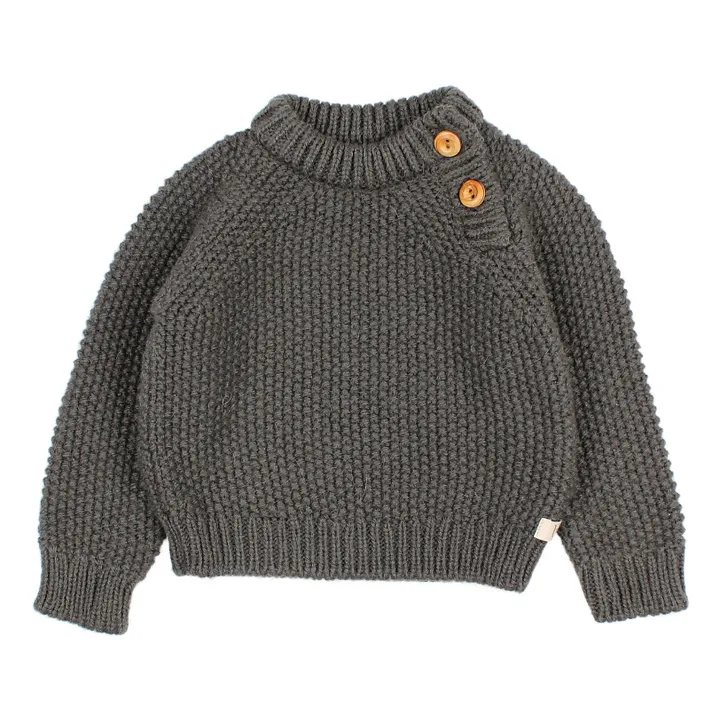 Baby Jumper | Charcoal grey- Product image n°0