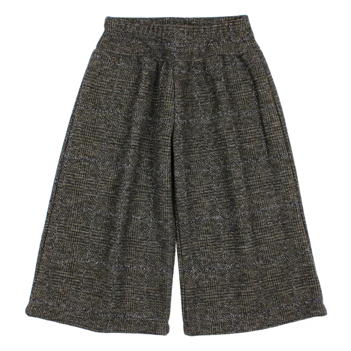 Prince of Wales Culottes | Charcoal grey- Product image n°0