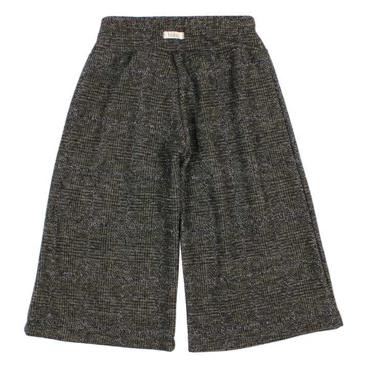 Prince of Wales Culottes | Charcoal grey- Product image n°3
