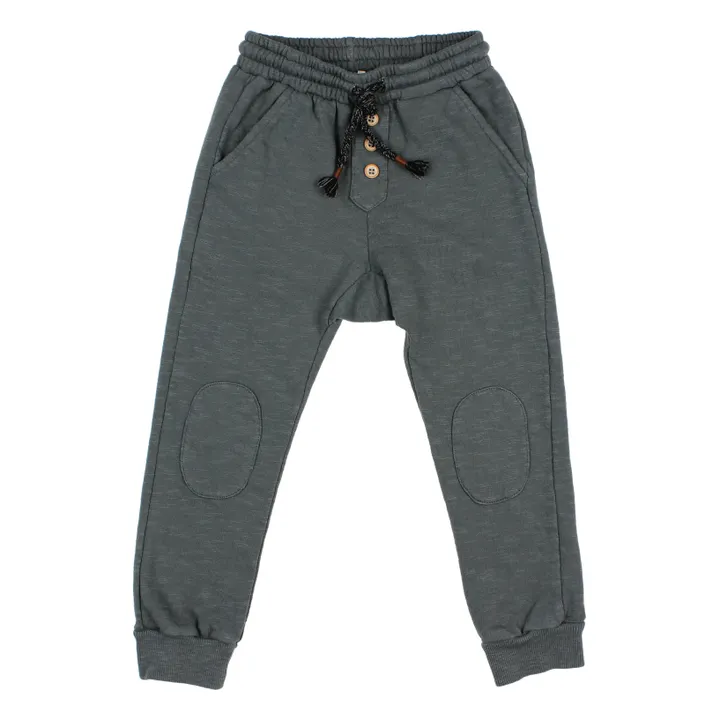 Organic Cotton Jogging Bottoms | Charcoal grey- Product image n°0