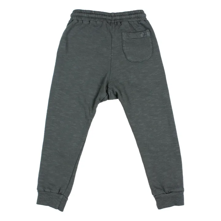 Organic Cotton Jogging Bottoms | Charcoal grey- Product image n°3