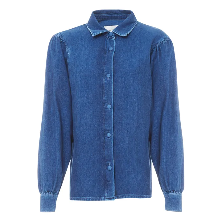 Marcelle Denim Shirt | Denim blue- Product image n°0