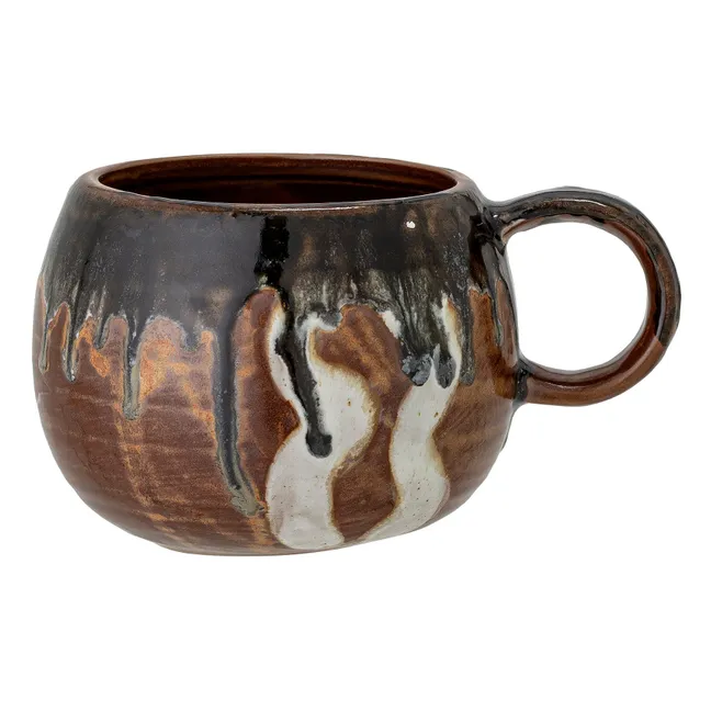 Taza de gres Senna | Marrón