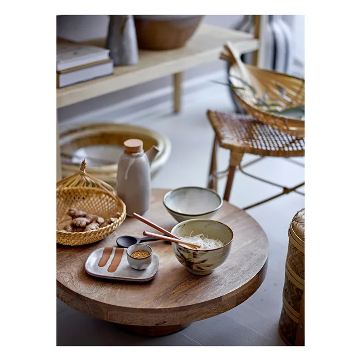 Bol Masami en grès - Set de 2 | Crème- Image produit n°1