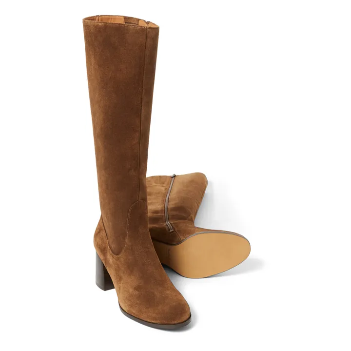 Gemma Suede Boots | Camel- Product image n°2