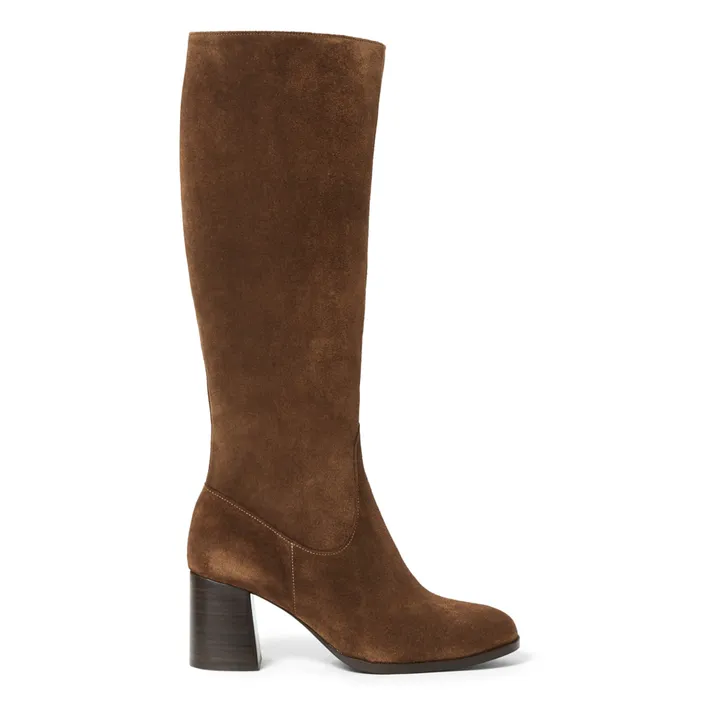 Gemma Suede Boots | Camel- Product image n°0