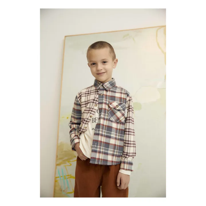 Chemise Alex Coton Bio | Ecru- Image produit n°1