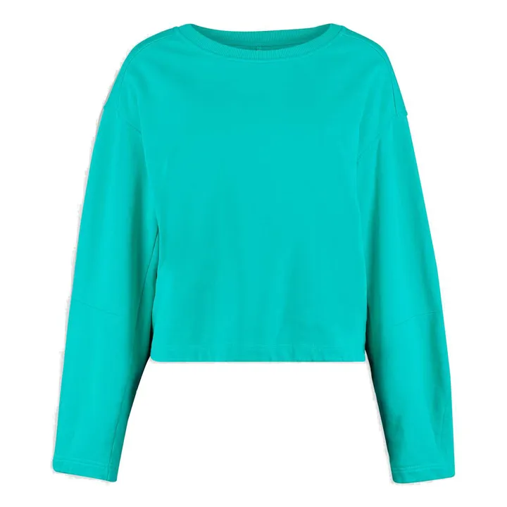 Sweatshirt Garo Bio-Baumwolle | Jadegrün- Produktbild Nr. 0