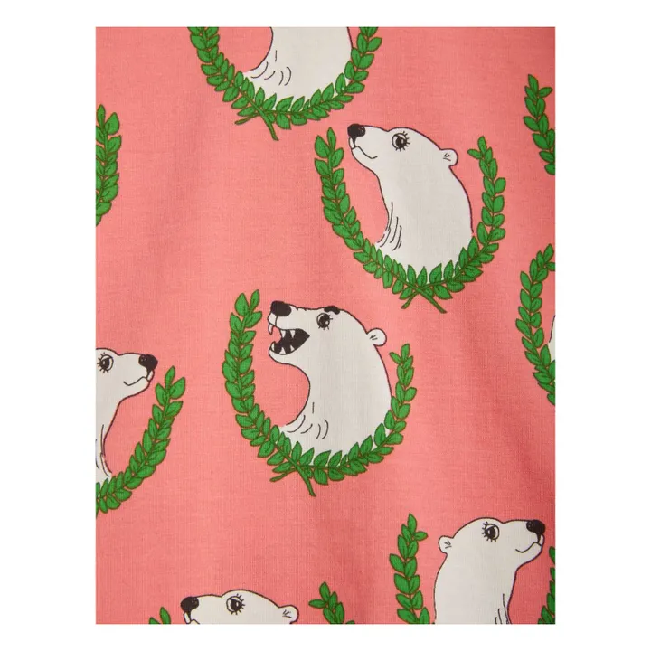 Organic Cotton Bear T-shirt | Pink- Product image n°2