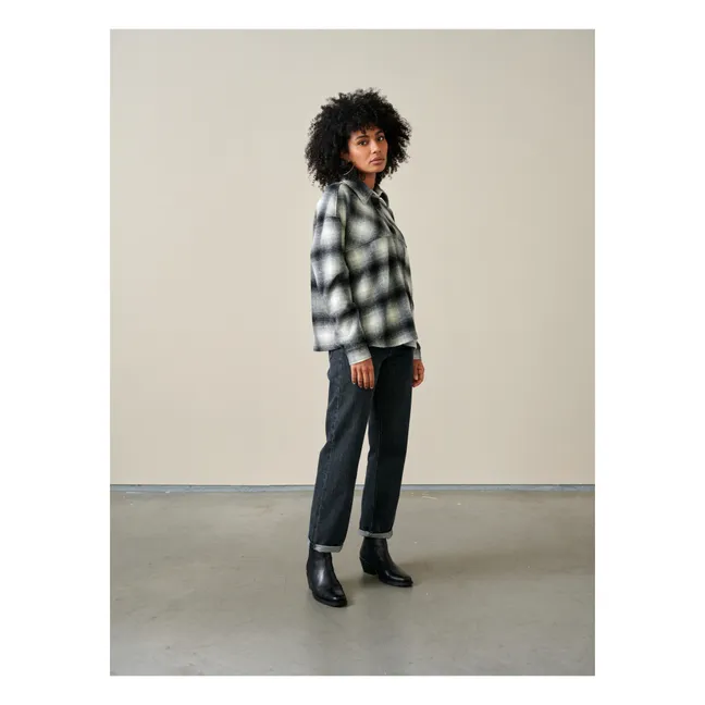 Sur-chemise Link Laine - Collection Femme  | Noir