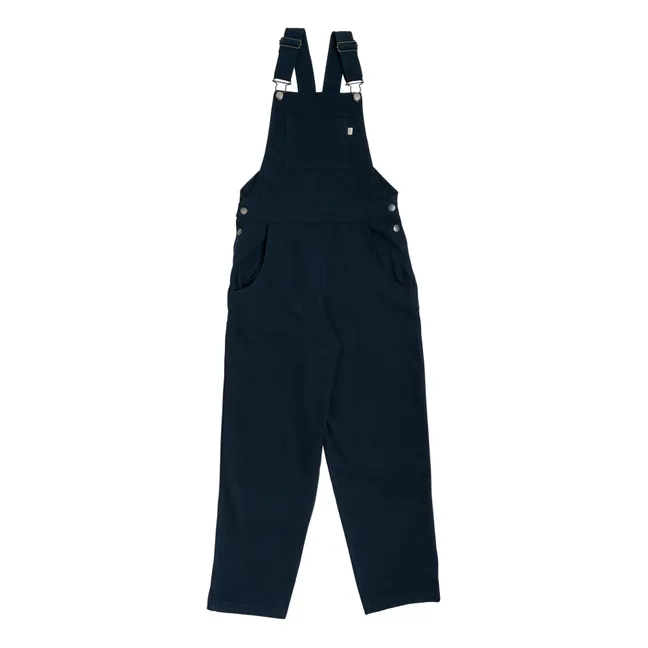 Elda Organic Cotton Dungarees | Navy blue