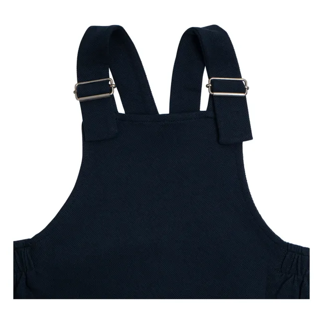 Elda Organic Cotton Dungarees | Navy blue