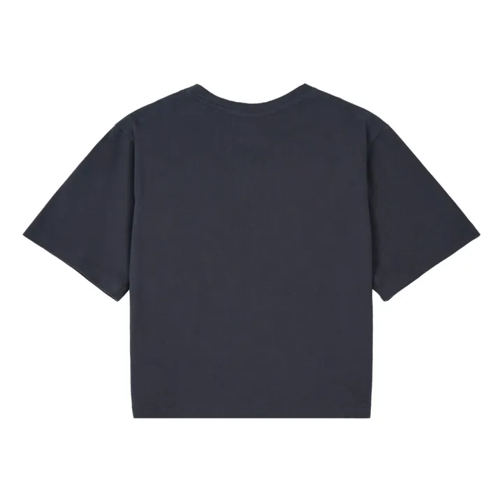 Camiseta algodón orgánico Double Cheese | Negro- Imagen del producto n°2