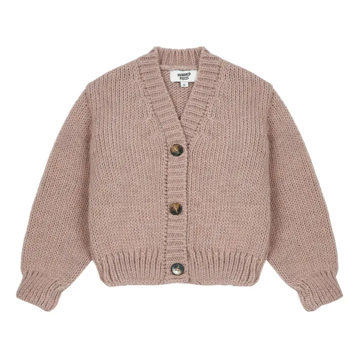 Knitted Cardigan  | Dusty Pink- Product image n°0