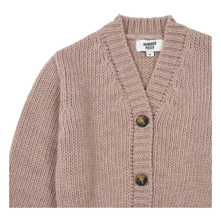Knitted Cardigan  | Dusty Pink- Product image n°1