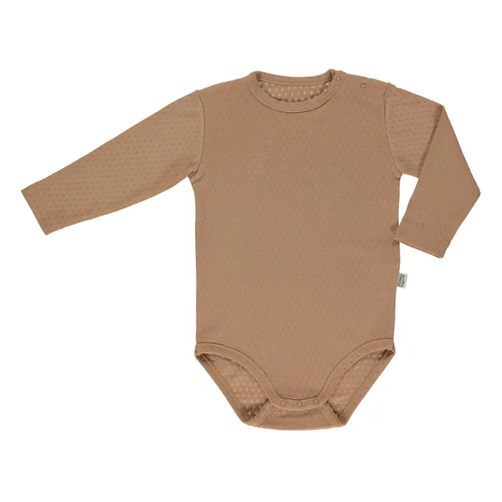 Body Pointelle Coton Bio Aloes | Blanc cassé- Image produit n°0
