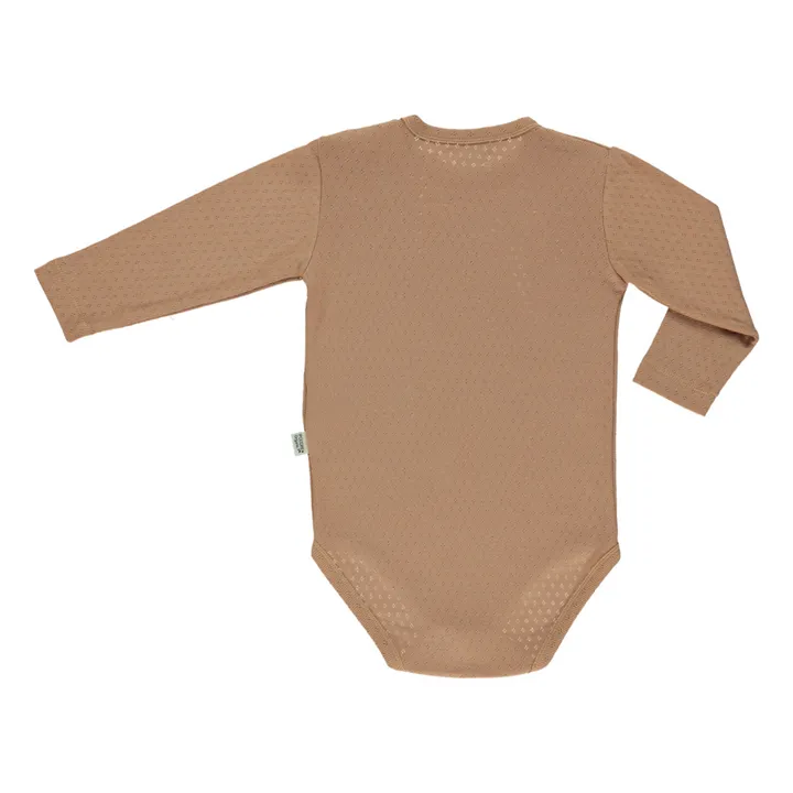 Body Pointelle Coton Bio Aloes | Blanc cassé- Image produit n°1