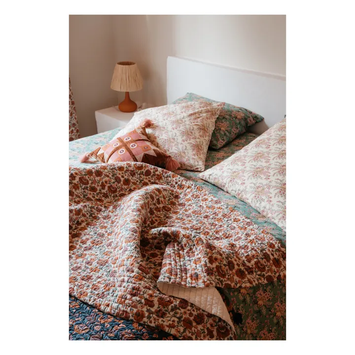 Plaid Antoinette aus Bio-Baumwolle | Cremefarben- Produktbild Nr. 2