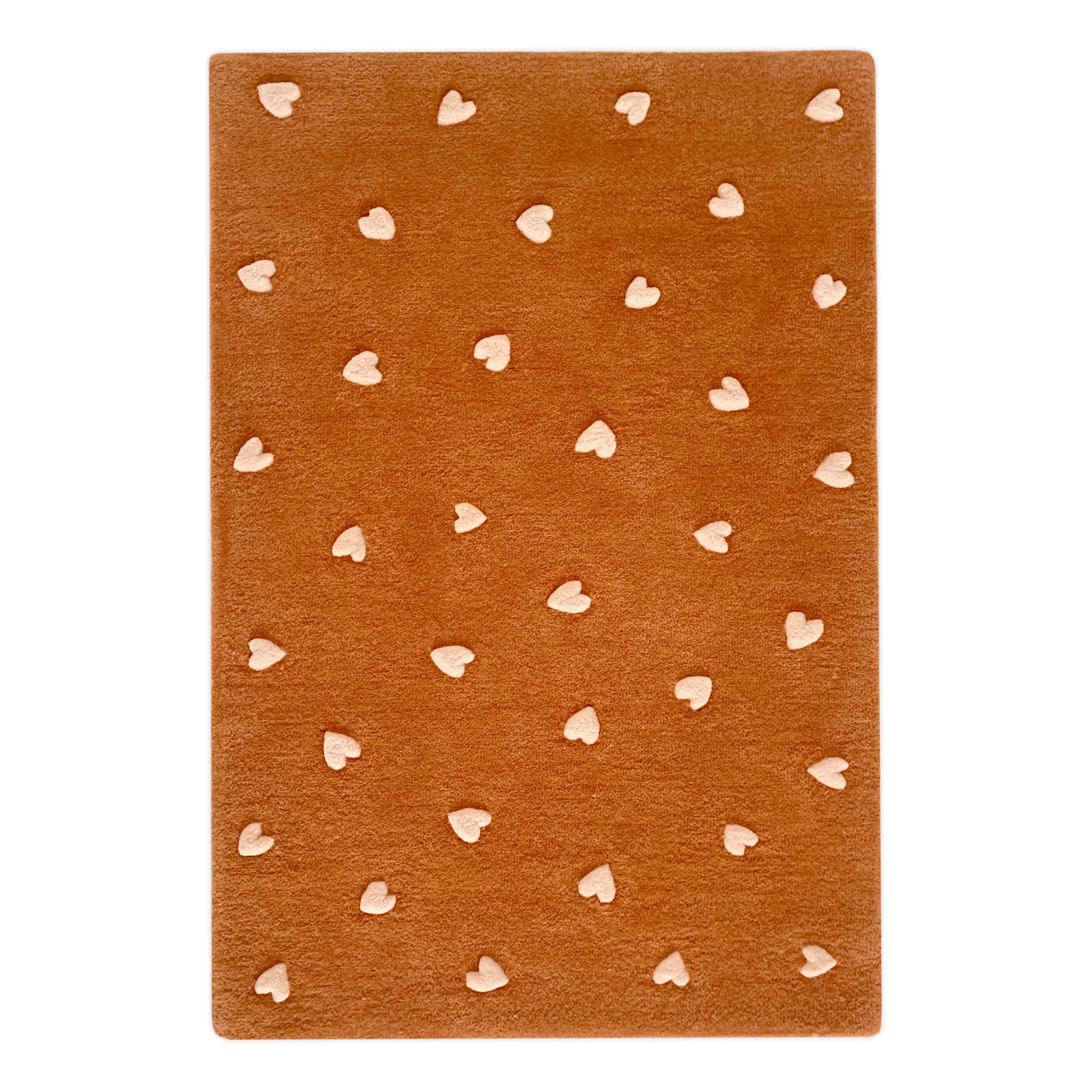 Maison Deux - Tapis Cœurs en laine (Maison Deux) - Couverture