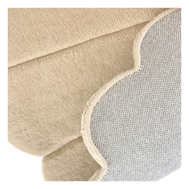 Tapis Coquillage en laine | Sable- Image produit n°2