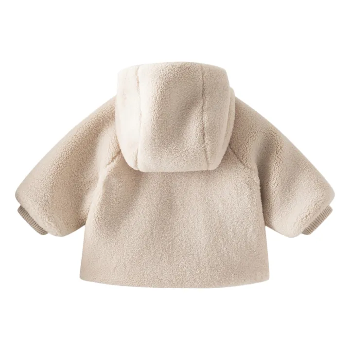 Cappotto in stole pelliccia, modello: Thala | Ecru- Immagine del prodotto n°2