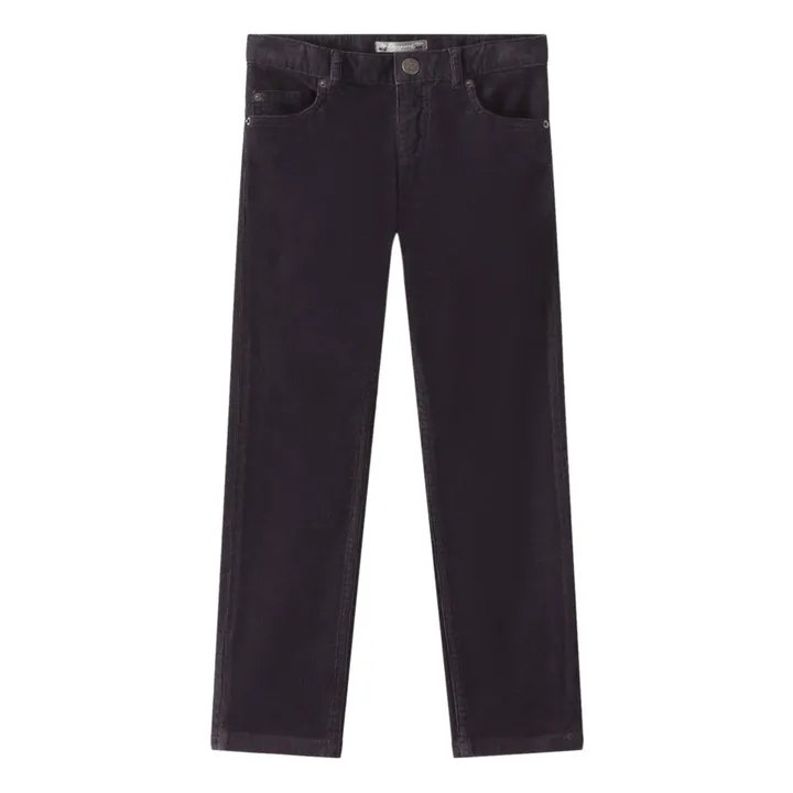 Dylan Corduroy Trousers | Navy blue- Product image n°0