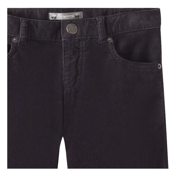 Dylan Corduroy Trousers | Navy blue- Product image n°1