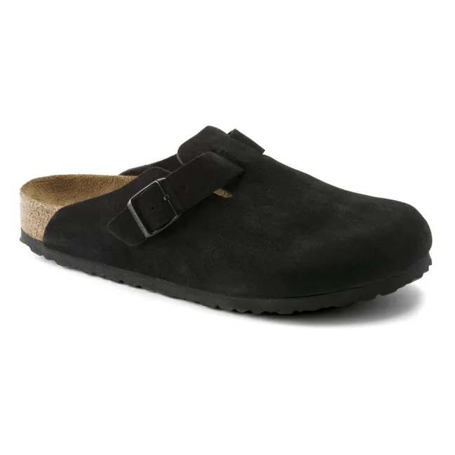 Sabots Boston Suède - Collection Adulte | Noir