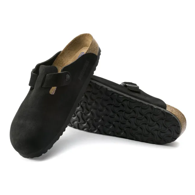 Sabots Boston Suède - Collection Adulte | Noir