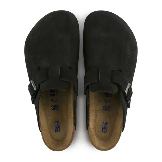 Sabots Boston Suède - Collection Adulte | Noir