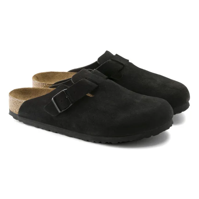 Sabots Boston Suède - Collection Adulte | Noir