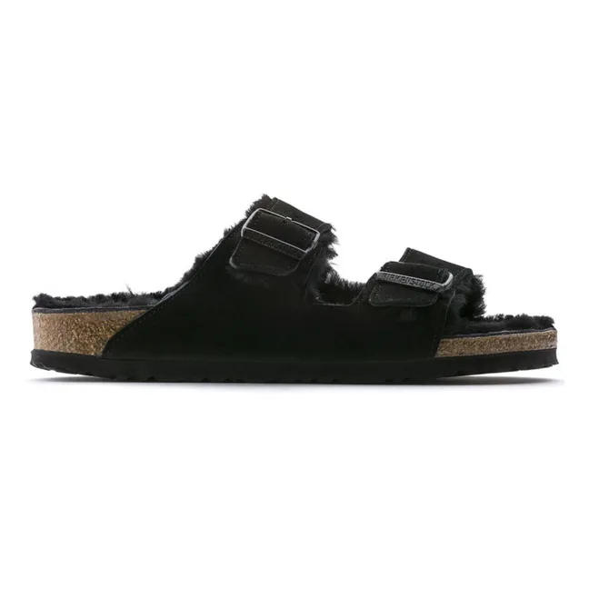 Sandales Arizona Shearling - Collection Adulte  | Noir