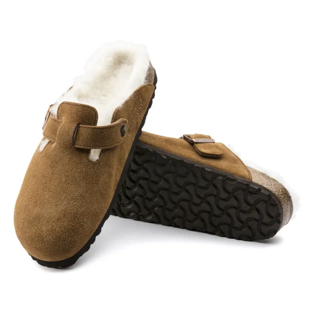Sabots Boston Shearling - Collection Adulte  | Camel