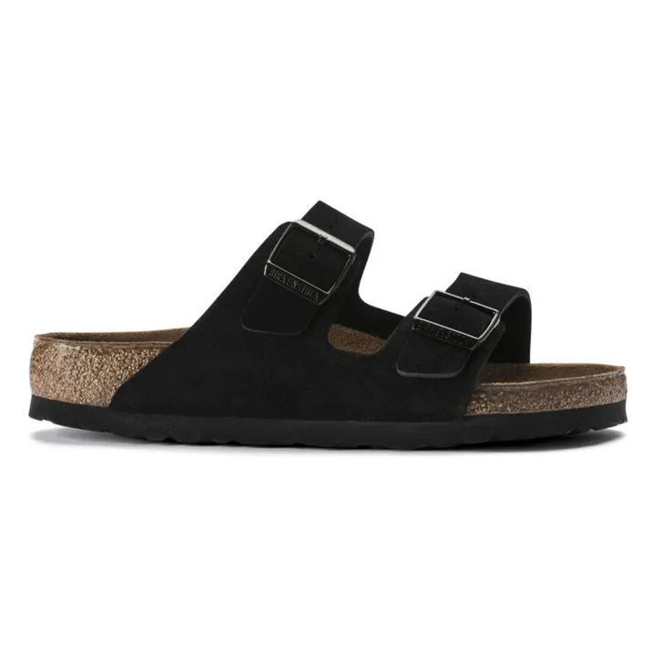 Suede and Nubuck Arizona Sandals - Adult Collection  | Black- Product image n°4
