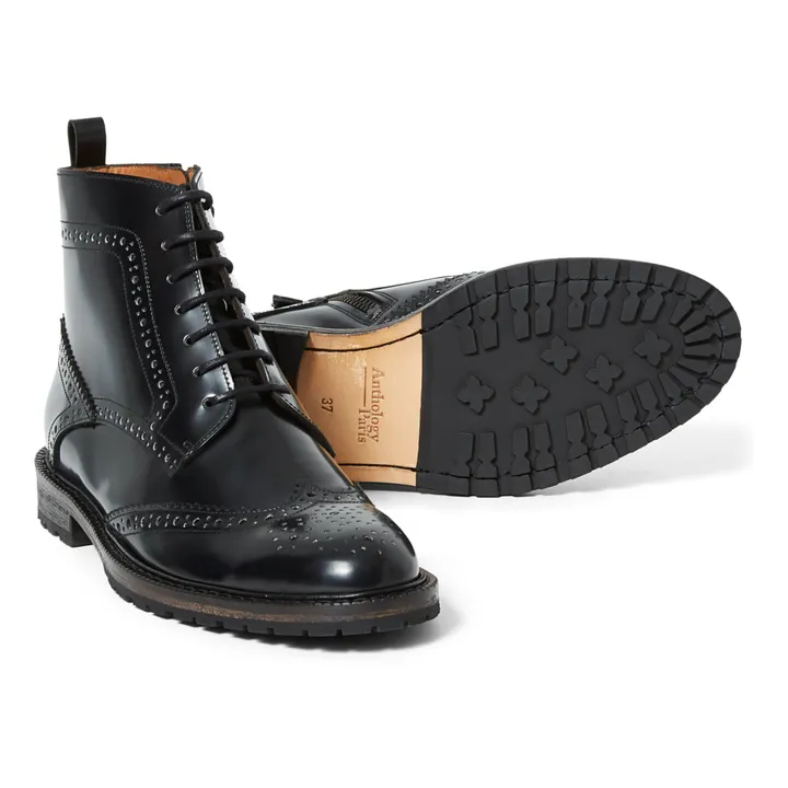 Anthology Paris 7476 Leather Boots Black Smallable