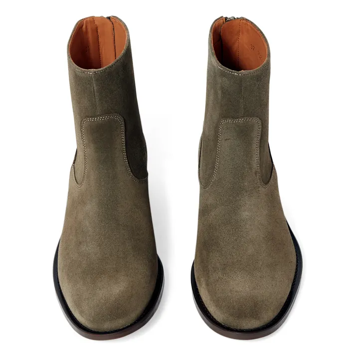 7520 Suede Boots | Khaki- Product image n°3