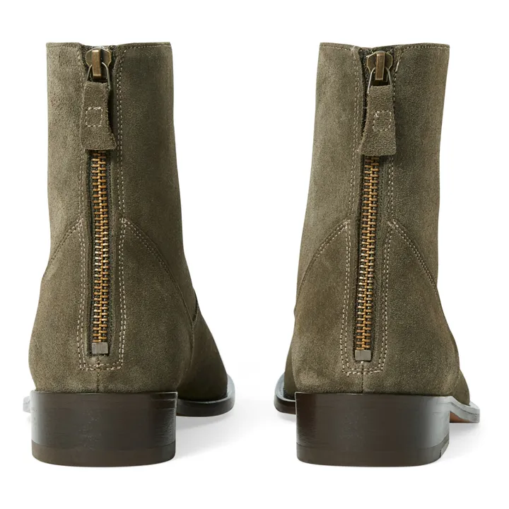 7520 Suede Boots | Khaki- Product image n°4