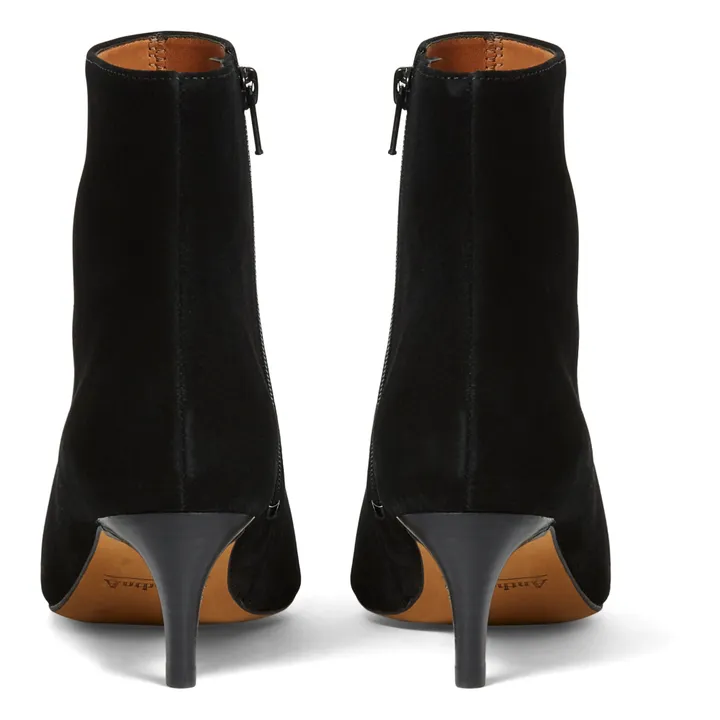 Mara Suede Boots | Black- Product image n°4