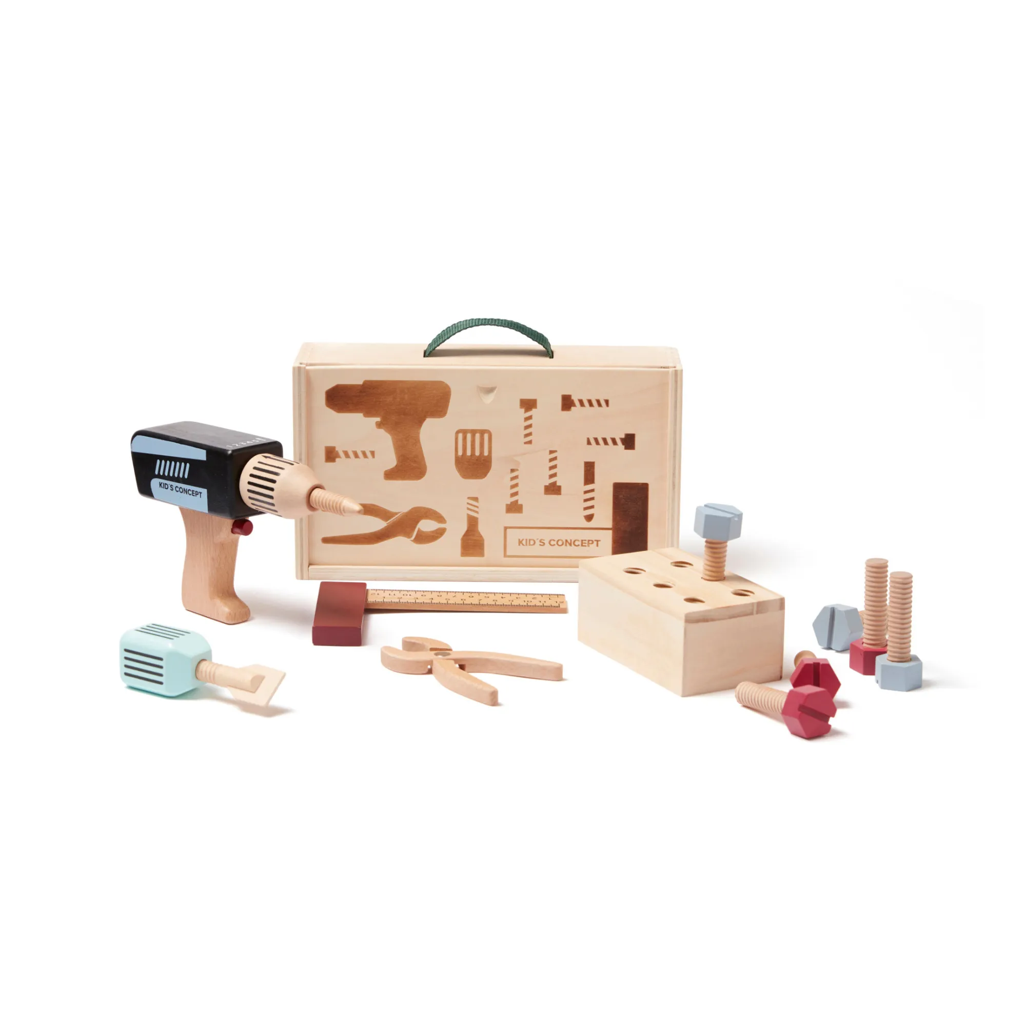 Kid's Concept Wooden Toolbox Smallable