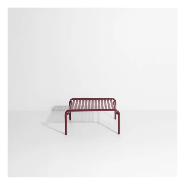 Weekend coffee table | Burgundy
