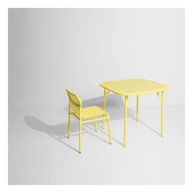 Weekend table | Yellow