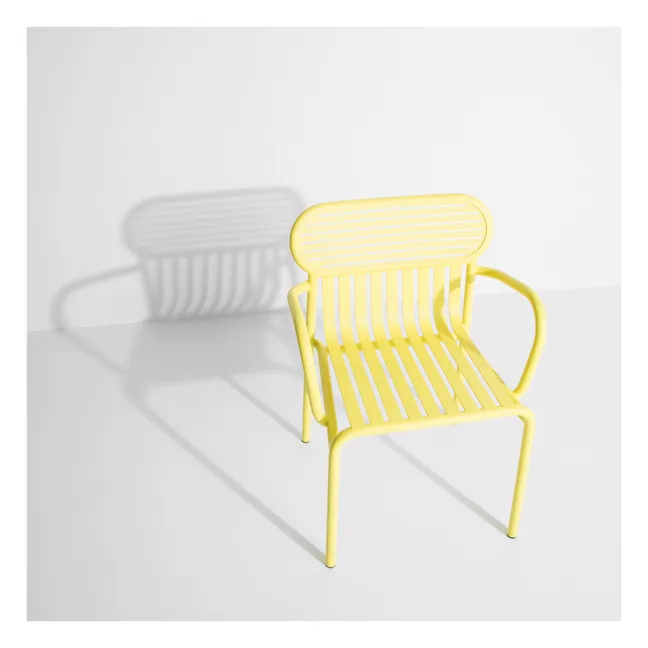 Weekend chairs with arms - Set of 2 | Yellow